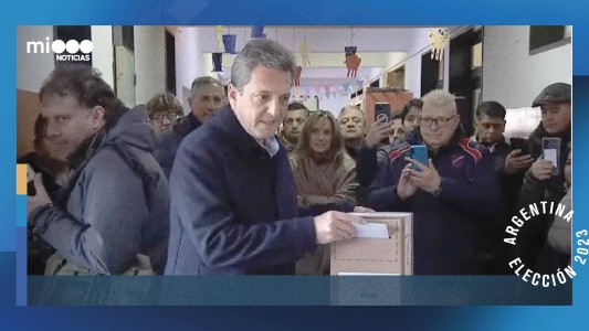 Massa, el primer precandidato presidencial en votar: "Vamos a escuchar a la gente"
