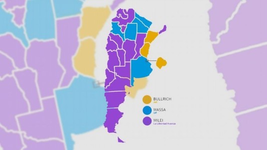 Mapa interactivo: así se votó en cada provincia