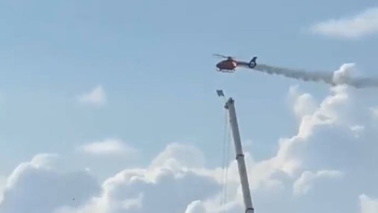 Un helicóptero de rescate se estrelló sobre un edificio en Florida