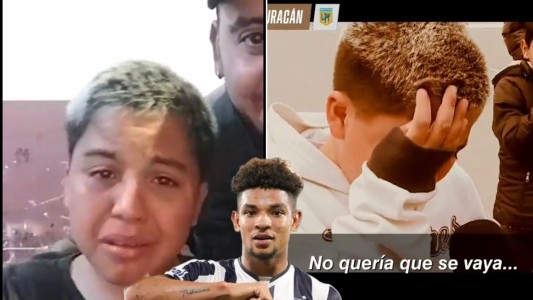 Emotivo contacto de Valoyes con Valentino, el niño que lloró por su partida de Talleres