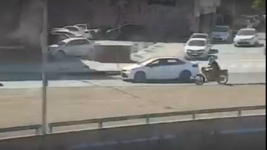 De película: persecución, choque y un detenido en el norte de la ciudad