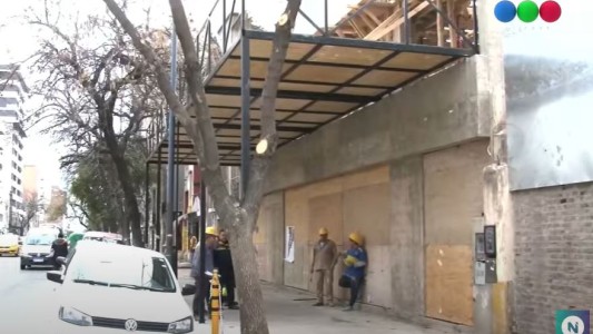 Se derrumbó una pared y un trabajador resultó herido