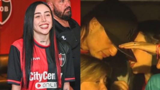 ¿Romance confirmado? Nicki Nicole y Peso Pluma fueron a ver juntos el partido de Newell’s