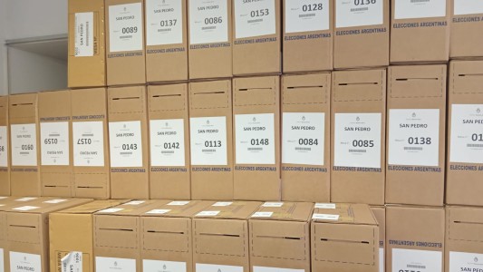 Este jueves comienzan a distribuir las urnas de cara al domingo electoral