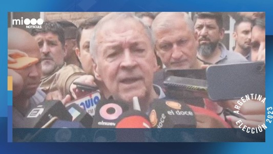 Votó Juan Schiaretti: "Vamos a hacer una buena elección"