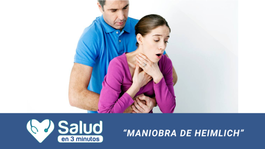 PRIMEROS AUXILIOS: Maniobra de Heimlich