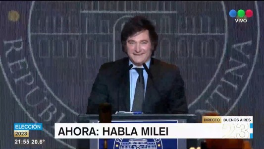 Javier Milei: “Hoy comienza la reconstrucción de Argentina”