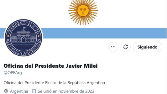 Milei concentrará su comunicación oficial en una cuenta de la red social X