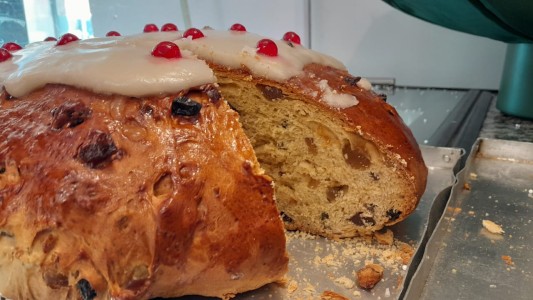 El pan dulce se vende en rodajas