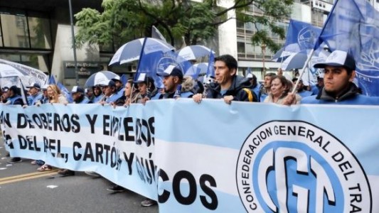Histórico: La CGT pidió autorización para realizar el acto en Plaza Lavalle