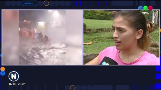 Villa General Belgrano: el testimonio de la joven rescatada en medio de la corriente