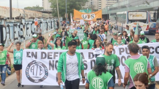Lunes con protestas en la ciudad de Córdoba
