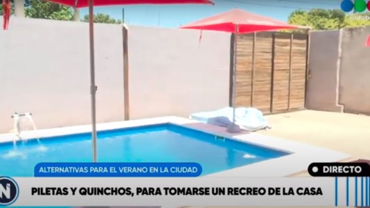 Alternativas para el verano en la ciudad: piletas y quinchos particulares