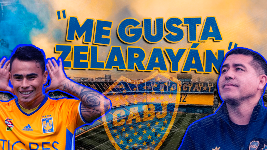 Riquelme: "Me gusta Zelarayán"