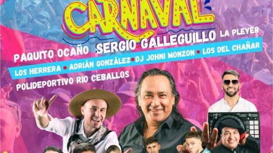 Río Ceballos y su carnaval chayero con la presencia de Sergio Galleguillo