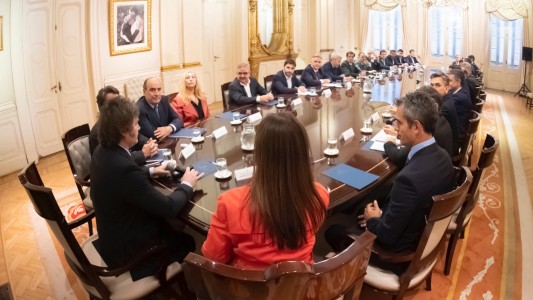 Reunión entre Gobierno y gobernadores sin Milei