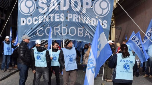 Sadop anunció un paro de 24hs para Córdoba