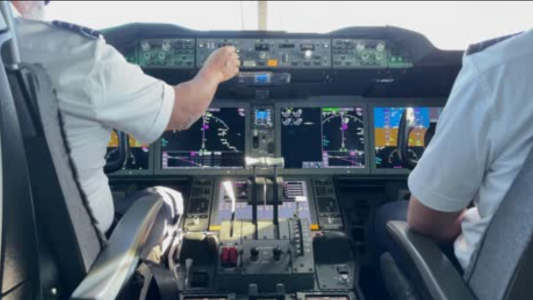 Azafata habría causado la caída de un avión al apoyarse en un interruptor cuando le servía comida a los pilotos