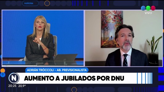 Aumento a jubilados por DNU