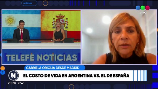 El costo de vida en Argentina vs. el de España