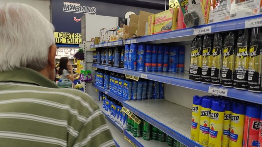 Sigue el faltante de repelentes en supermercados