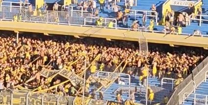 Incidentes entre hinchas de Rosario Central y de Peñarol antes del partido por Libertadores