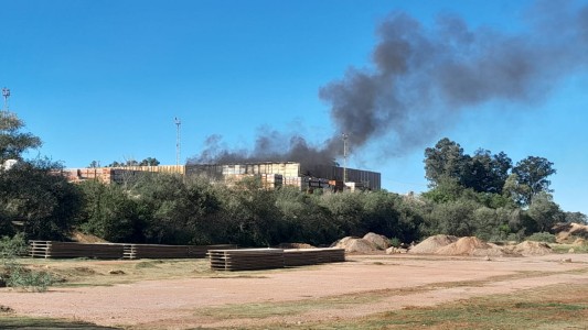 Incendio en la fábrica Palmar