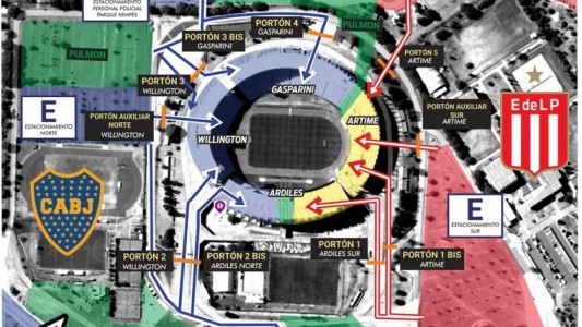 Logística confirmada para recibir a hinchas de Boca y Estudiantes en Córdoba