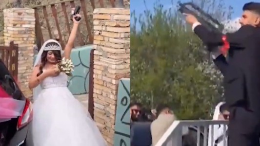 A los tiros en plena boda: la extraña celebración de una pareja en Turquía