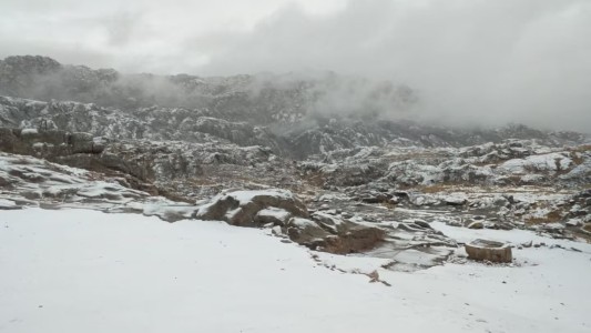 Video: nevó en el Cerro Champaquí
