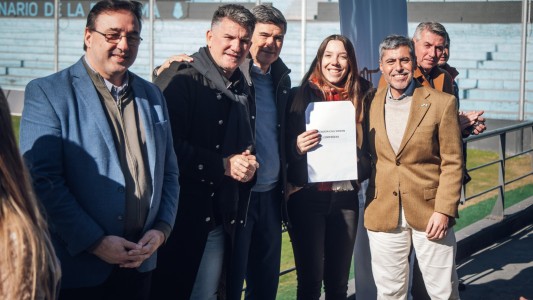 Passerini, Quinteros y Artime hicieron entrega de los 40 millones a las instituciones de Alberdi