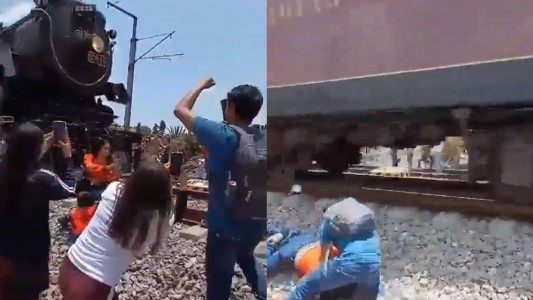 Selfie fatal: la desnucó un tren histórico cuando intentaba tomar un recuerdo al lado de la vías