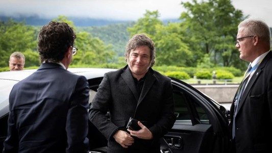Tras su paso por el G7, Milei arribó a Suiza para participar de la cumbre por Ucrania