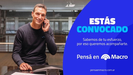 Banco Macro y Lionel Scaloni convocan a que la Argentina vuelva a pensar en grande