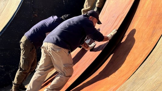 Parque del Kempes: avanzan las obras de refacción de la pista de BMX Freestyle