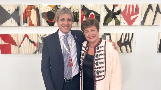 En medio de las negociaciones con el FMI, Caputo se reunirá con Georgieva