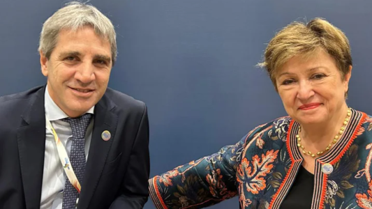 Caputo se reunió con Georgieva: el FMI renovó su apoyo "con los esfuerzos del Gobierno"