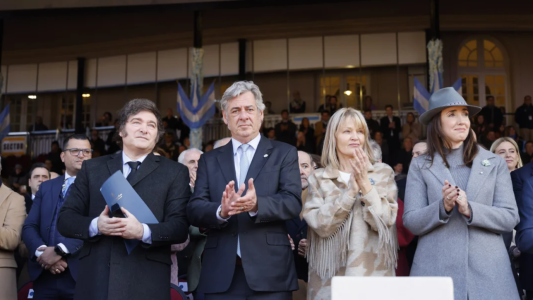 Tras las diferencias por el conflicto con Francia, Milei y Villarruel se reencontraron en La Rural