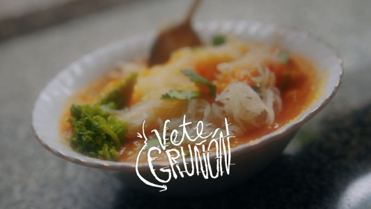 Hoy te voy a enseñar a ppreparar una sopa tai