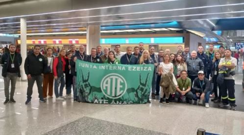 Paran los trabajadores de ATE/ANAC pero las operaciones aéreas no se verán afectadas