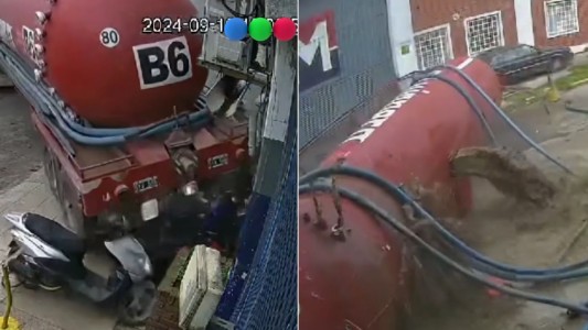 Video: un camión, un vuelco ... un desastre