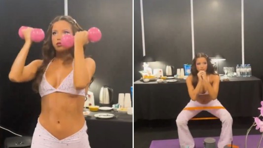 La dura rutina de Emilia Mernes: cómo se prepara antes de salir al escenario