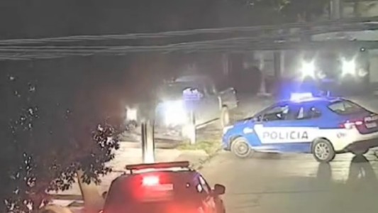 Córdoba: cargó nafta, escapó sin pagar, chocó contra una casa y fue detenido tras una persecución