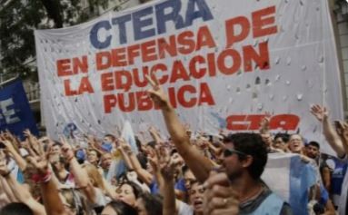 CTERA realiza hoy una nueva jornada de protesta