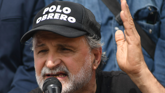 "Es histórico que la UTA siempre traiciona a sus trabajadores", dijo Eduardo Belliboni tras levantarse el paro de colectivos