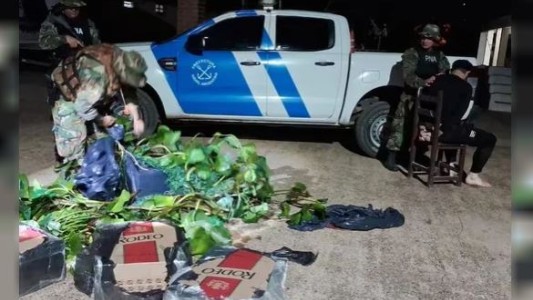 Chaco: se disfrazó de camalote para contrabandear 200 paquetes de cigarrillos