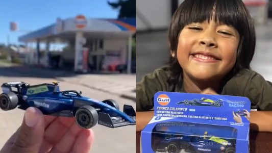 Papá puso primera: su hijo quería el auto de Colapinto y él se lo fabricó con sus propias manos