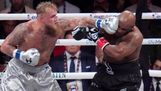 Mike Tyson perdió por puntos ante el influencer Jake Paul