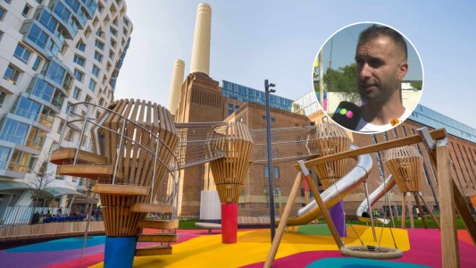 Una fundación internacional construye un patio de juegos en Villa Páez: el objetivo de la iniciativa