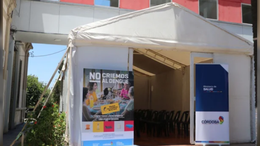Refuerzan atención por dengue en Córdoba con carpas sanitarias en dos hospitales